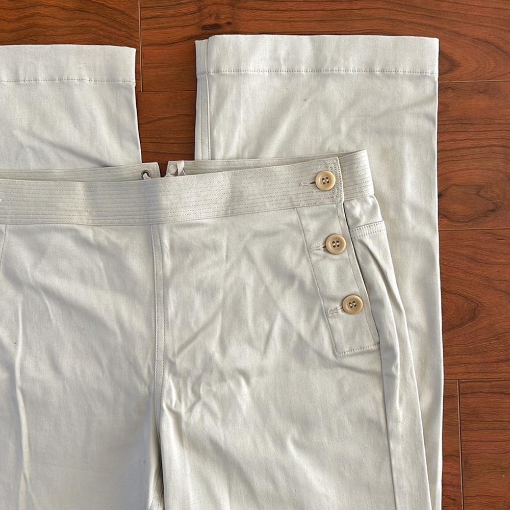 COPY - J. Crew Tan Khaki Mid Rise Straight Leg Adjustable Pants - Picture 2 of 9